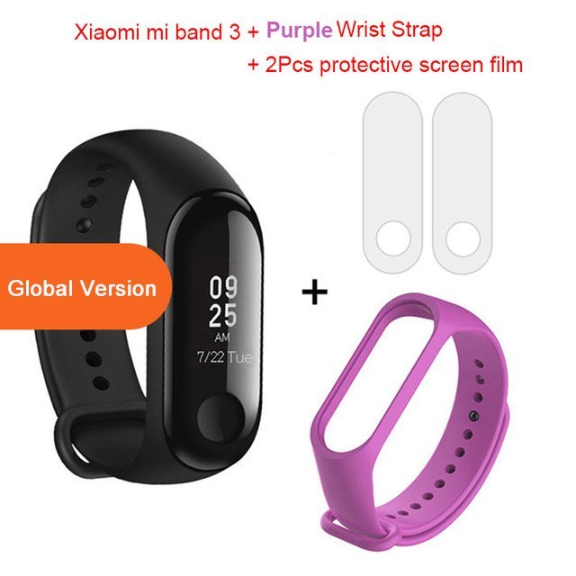 Global Version Xiaomi miband 3 Fitness Tracker Smart Bracelet 0.78 OLED Touch Screen 50M Waterproof miband 3 Xiomi band 3