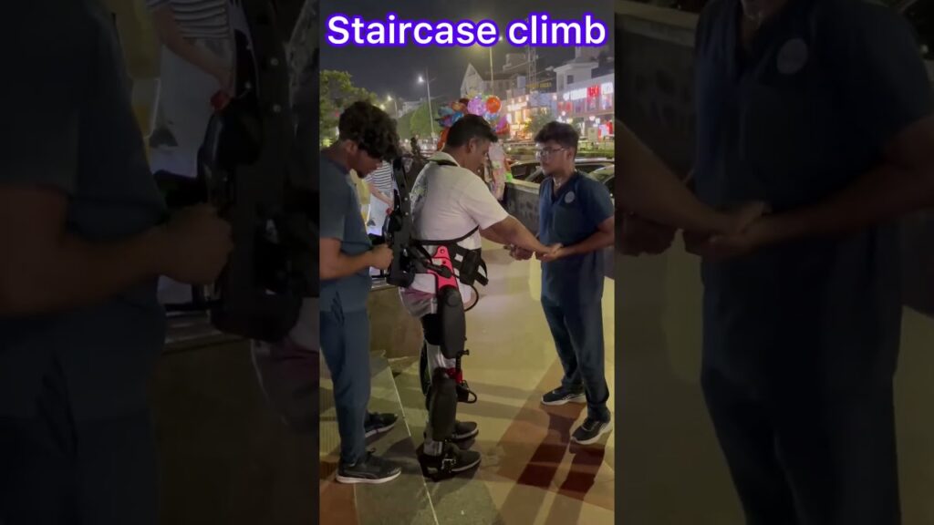 1 st time spinalcord injury Rehabilitation in BEACH with Robotics #spinalcordinjury #gbs #stroke