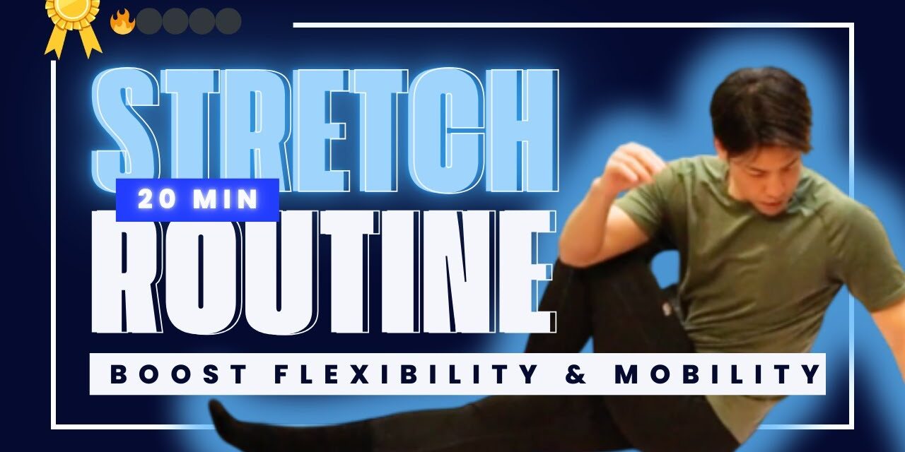 20 Easy Stretches for Flexibility & Mobility at Home | Full Body Routine | NAOKI