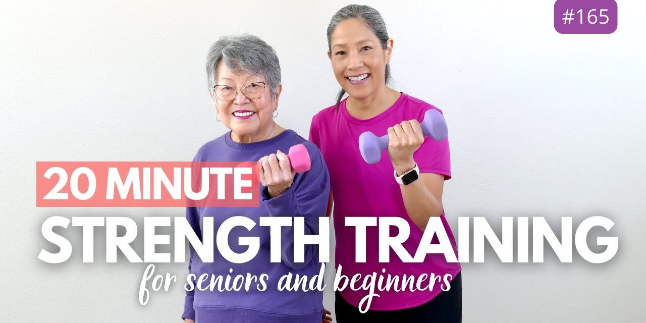 Chair Workout | 20 Minute Strength Training for Seniors, Beginners