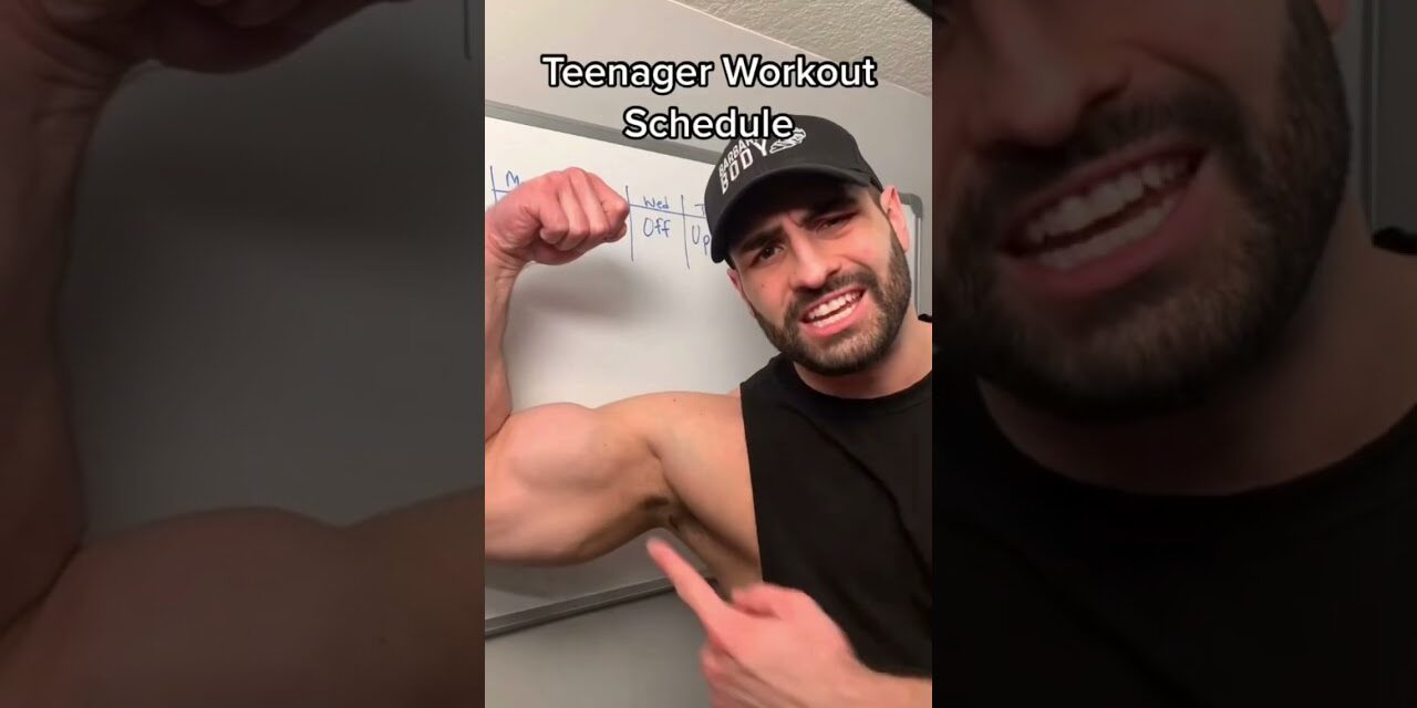 TEENAGER WORKOUT PLAN #Shorts