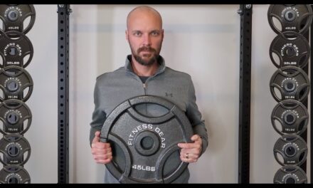 Fitness Gear 300 lb Olympic Weight Set for Home Gym Review