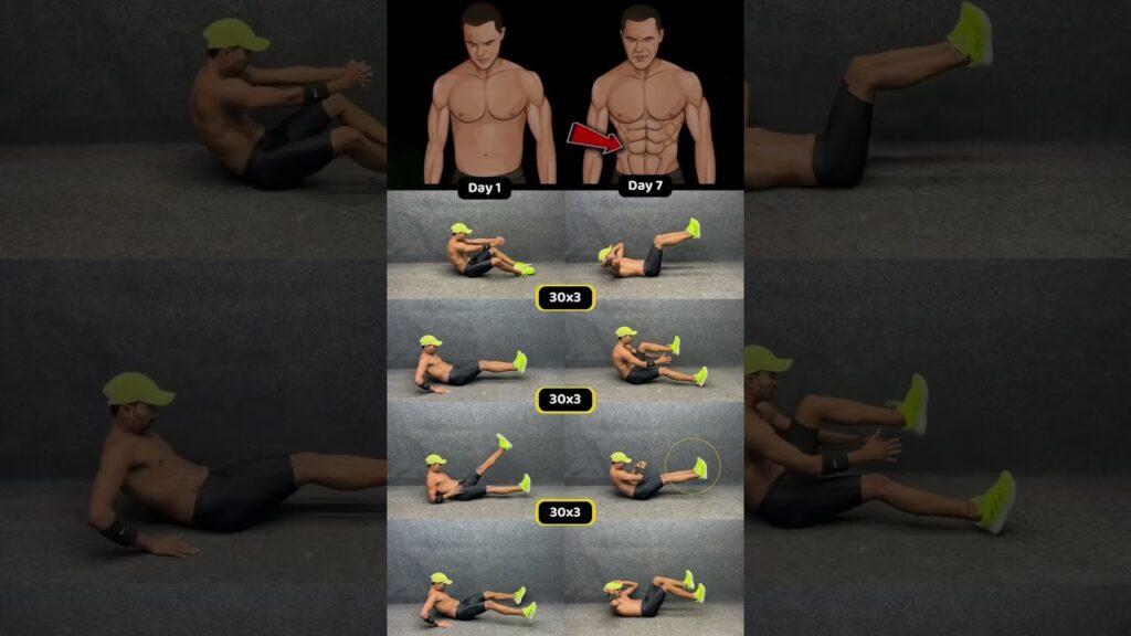 Six pack workout #fitnessmotivation #fatloss