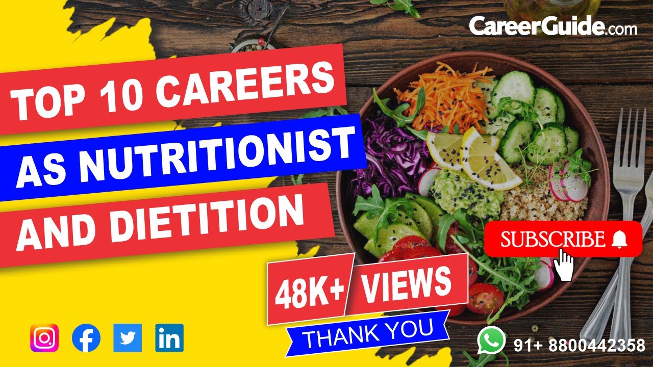 Top 10 Careers As Nutritionist And Dietitian (With Average Salary)