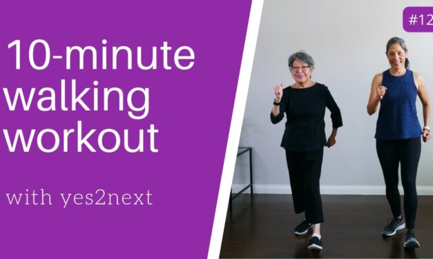 10-minute Indoor Walking Workout for Seniors, Beginner Exercisers