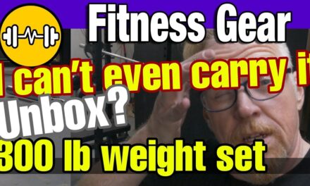 Fitness Gear 300 pound Olympic weight set. What's in the boxes?