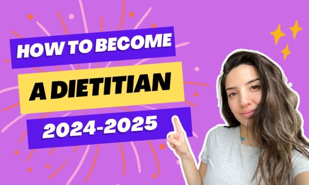 How To Become a Nutritionist // Registered Dietitian Nutritionist // step-by-step (2024-2025)