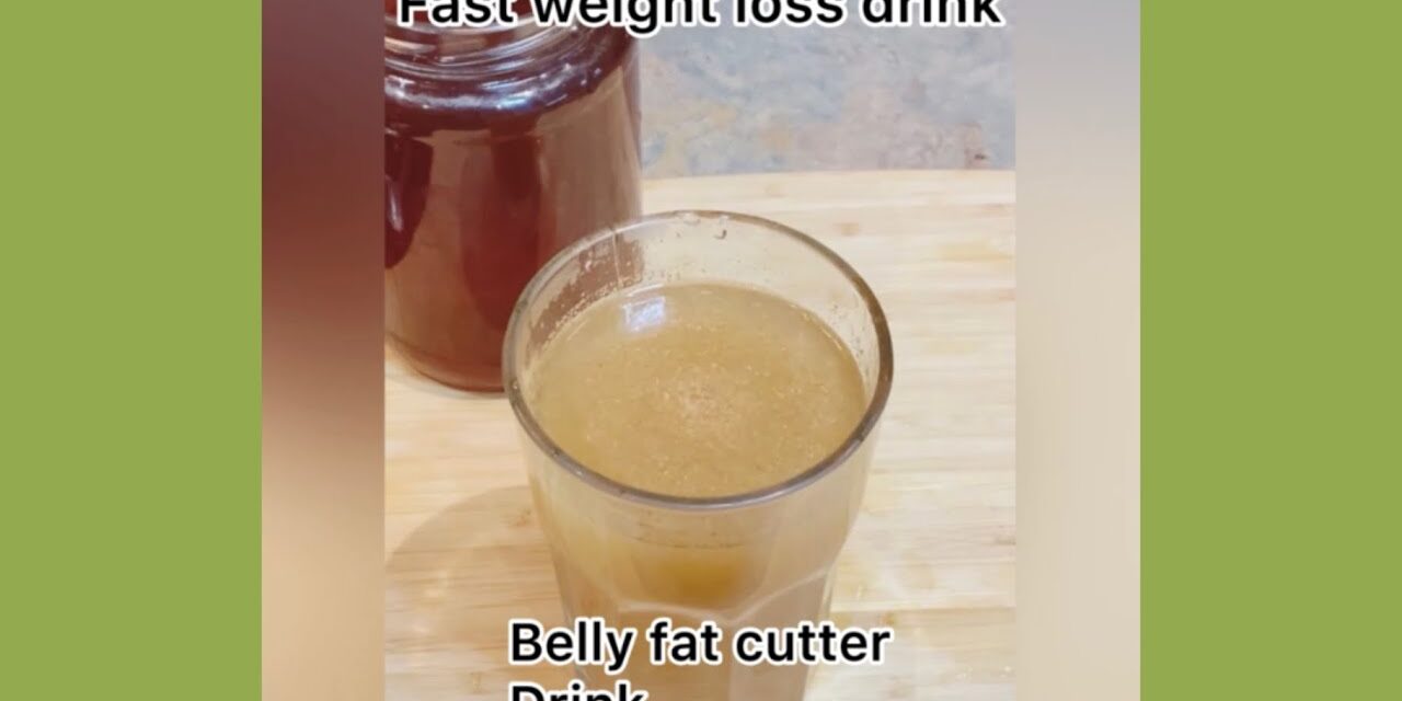 How to lose Belly fat in 3 weeks |Fast weight loss drink| Morning fat cutter drink | #youtubeshorts