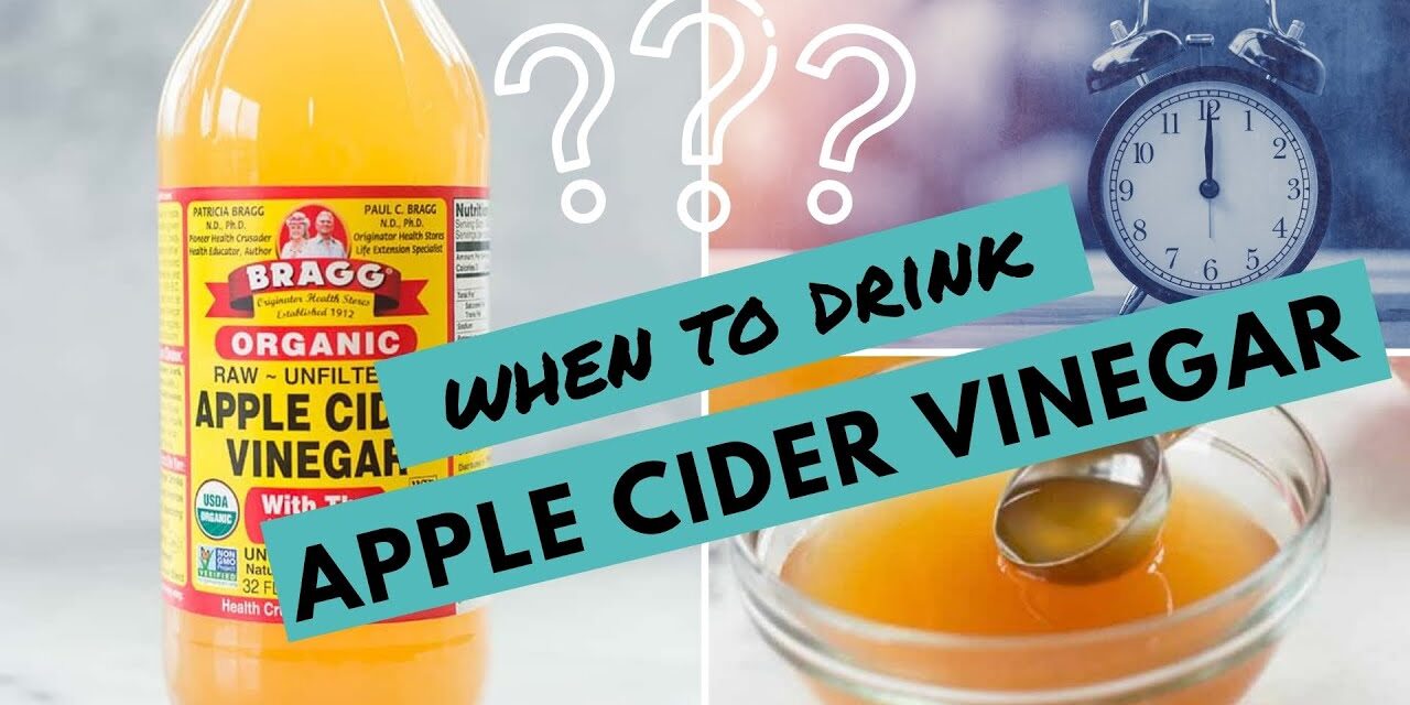 When to Drink Apple Cider Vinegar for WEIGHT LOSS | My Tips For Best Results