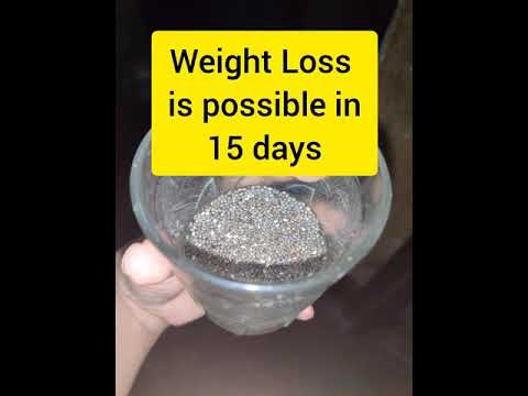 Weight Loss in 15 days/Magic of One Spoon Chia Seeds/Go slim and trim/Fat burning/No workout/No Gym